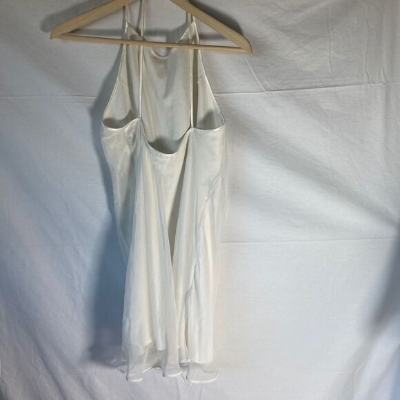 Josie By Natori Vintage White Embroidered Double Layer Cross Strap Chemi… - Picture 2 of 6